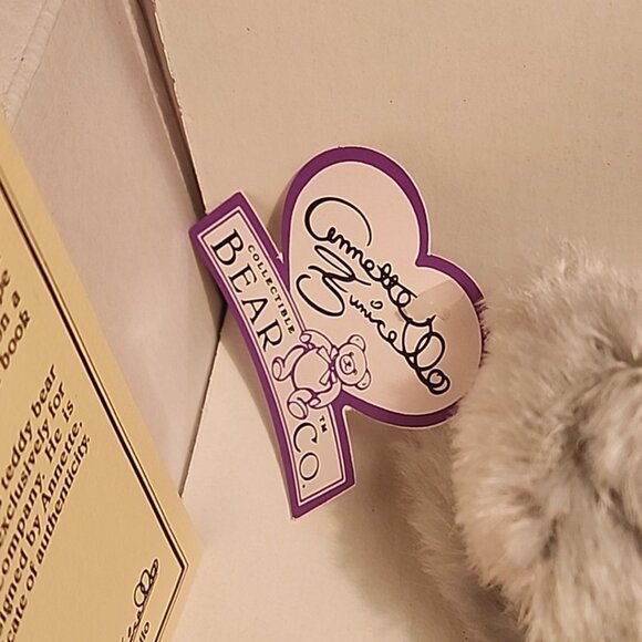 New Vintage Annette Funicello Bear Co. 9" Plush Bear  "Mint Julep" COA & Tags - Picture 4 of 9